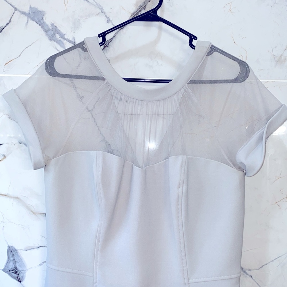 Maggy London Gray MIDI Dress